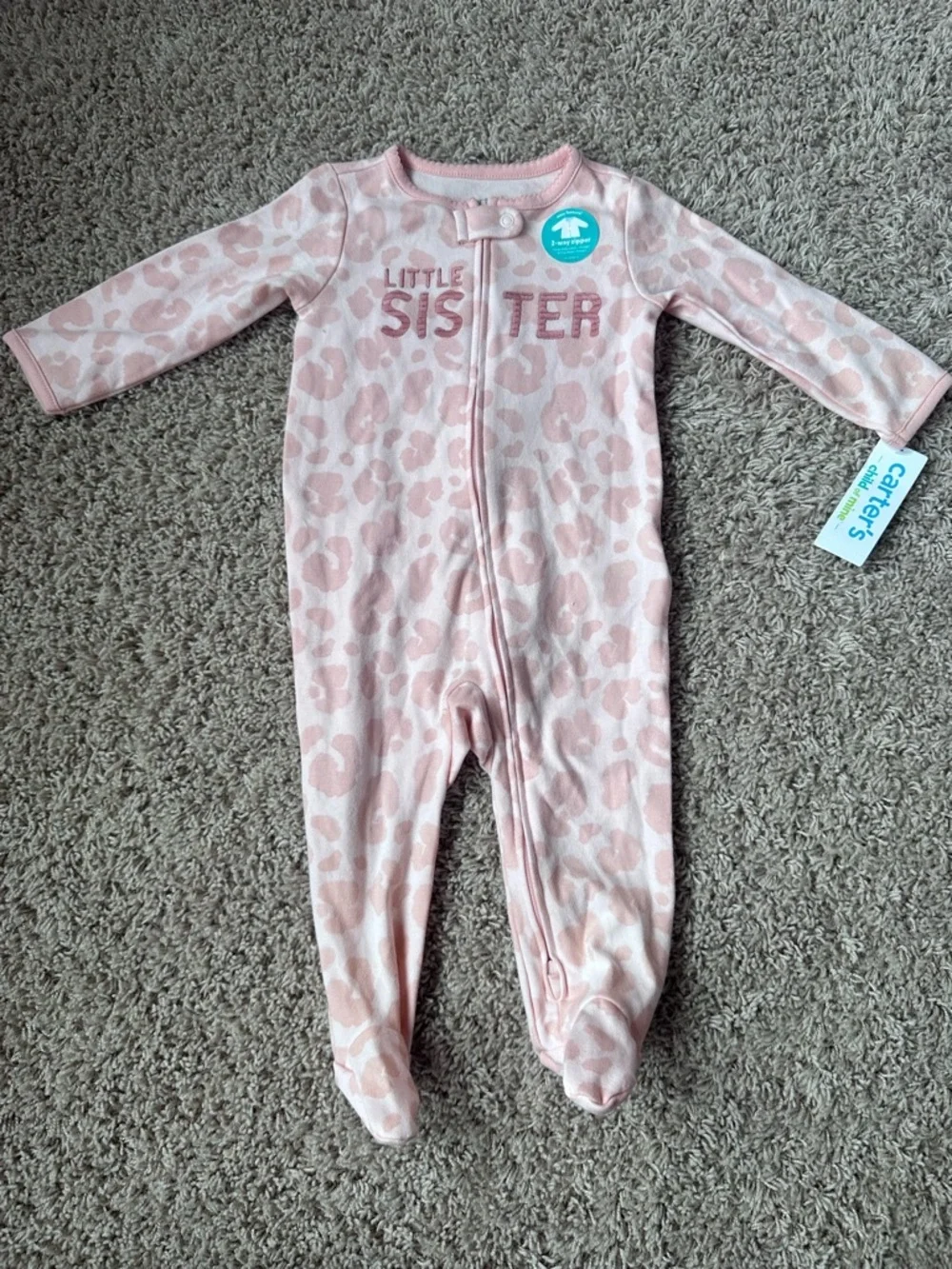 Carter's Pink Leopard